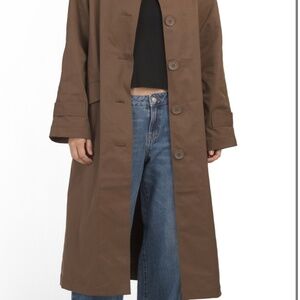 MAX STUDIO LONDON Toffee Trench Rain Jacket